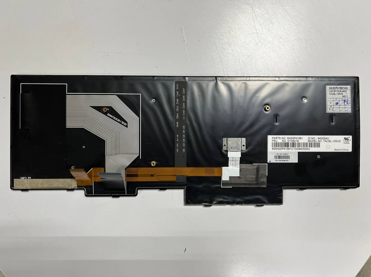 Клавіатура з підсвіткою для Lenovo ThinkPad P52s