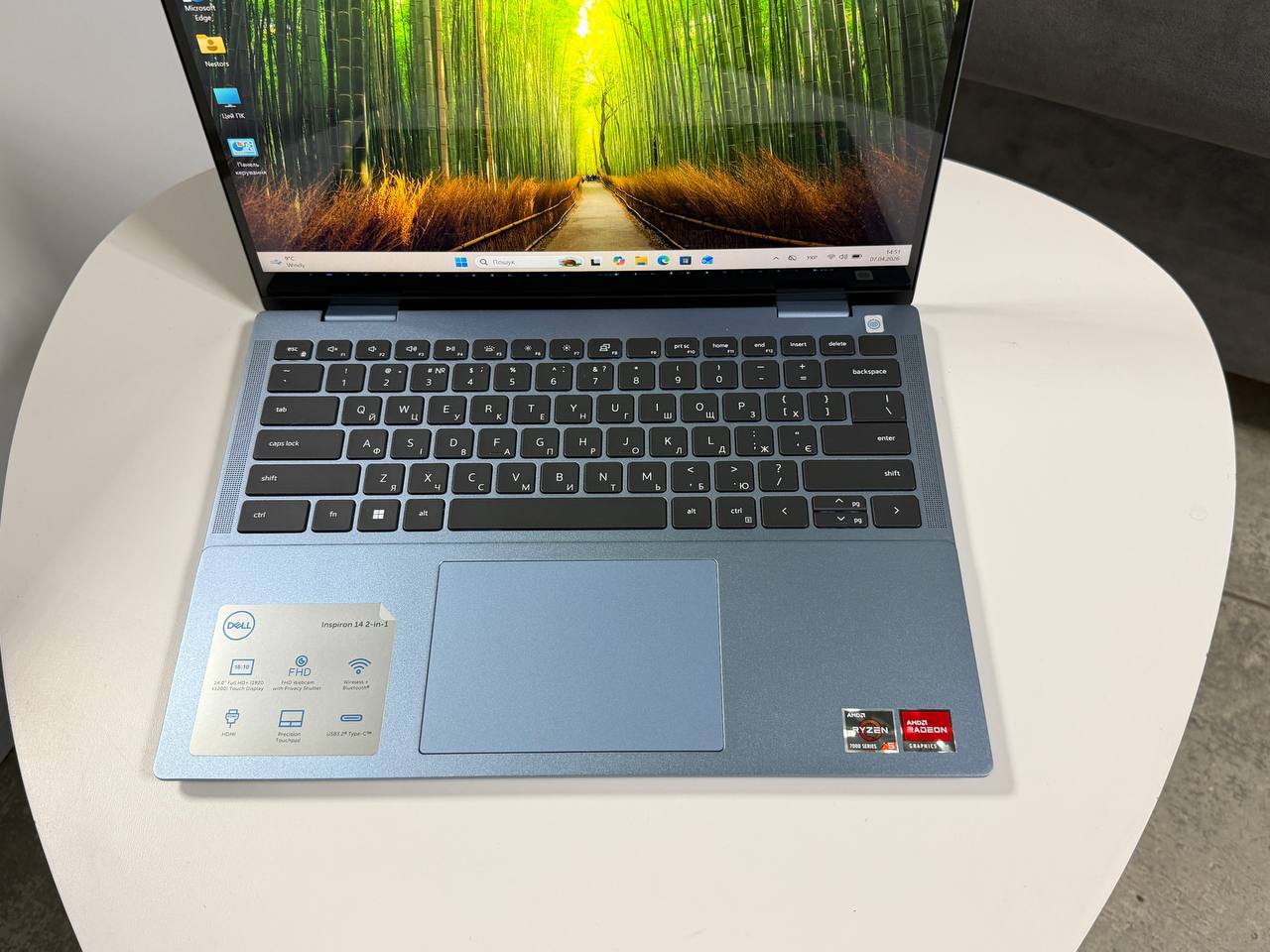 Сенсорний трансформер Dell Inspiron 14 7435